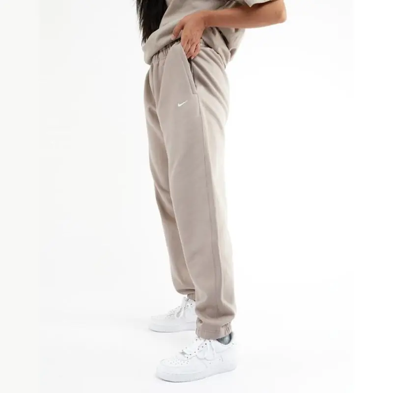 Nike NRG Solo Swoosh Fleece Pants - Malt / White - Image 2