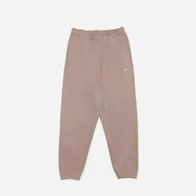 Nike NRG Solo Swoosh Fleece Pants - Malt / White