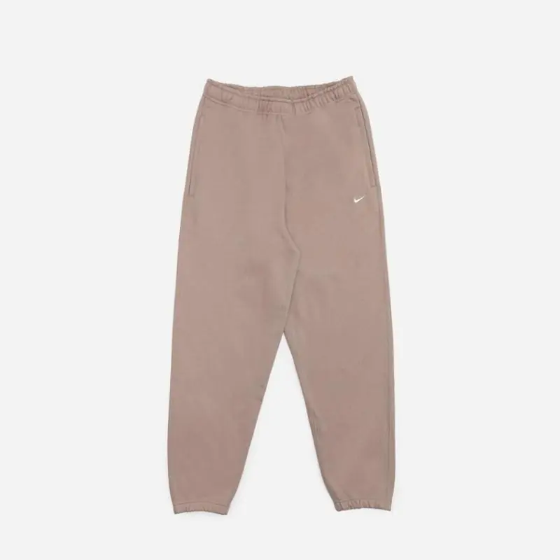 Nike NRG Solo Swoosh Fleece Pants - Malt / White