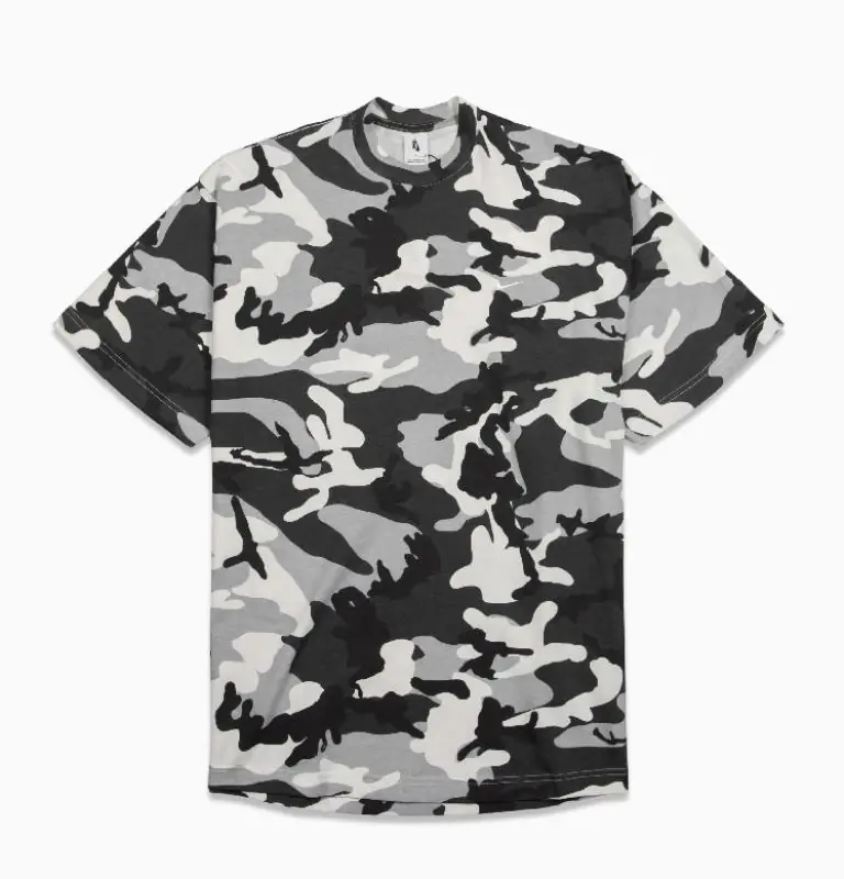 Nike NRG Solo Swoosh T-shirt Gray Camo