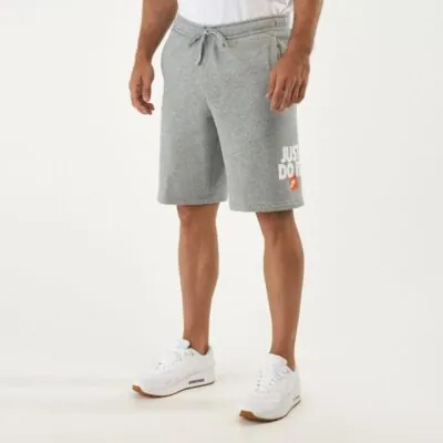 Nike NSW Just Do It Fleece Shorts 'Grey'
