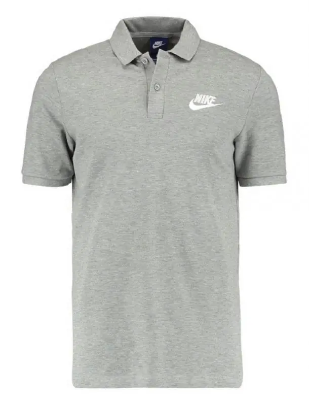 Nike Polo 2 Button Golf T-Shirt - Grey