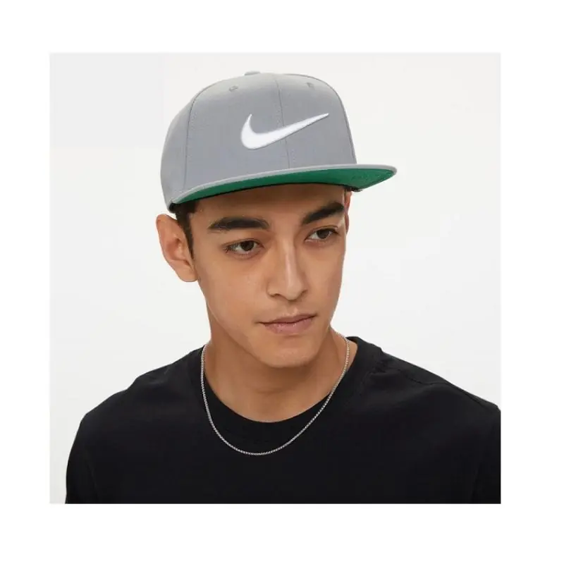 Nike Pro Flat Visor Flat Snapback 'Grey'