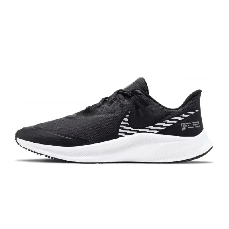 Nike Quest 3 Shield Black/Metallic Silver - Image 2