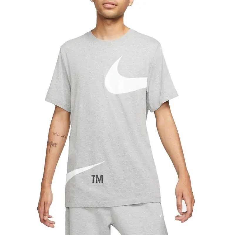Nike Regular Swoosh T-Shirt - Grey