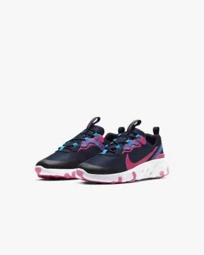 Nike Renew Element 55 (PS) 'Blackened Blue' - Image 2