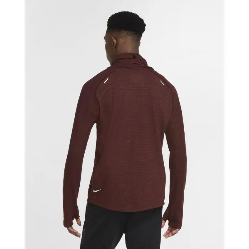 Nike Run Division Wooldorado Running Top/Futó Pulóver - Agyag Vörös - Image 4