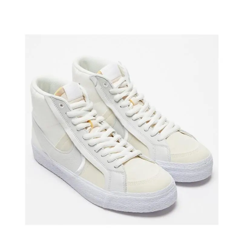 Nike SB Blazer Mid Warning 'White' - Image 3