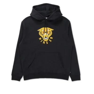 Nike SB Graphic Skate Hoodie Black/Dark Sulfur/White