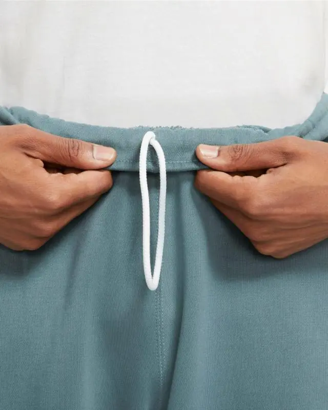 Nike Solo Swoosh Fleece Pants - Hasta/ White - Image 2