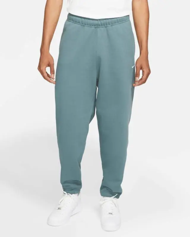 Nike Solo Swoosh Fleece Pants - Hasta/ White