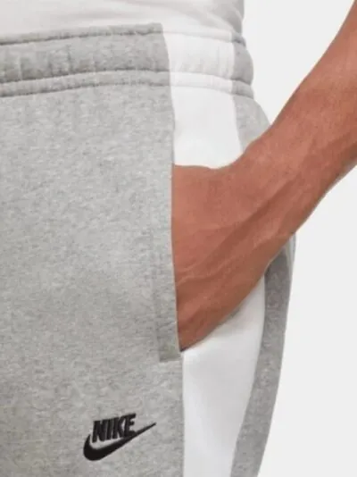 Nike Sportswear Air Fleece Sweatpants - Dark Grey Heather/ White/ Black - Image 3