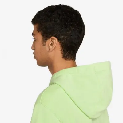 Nike Sportswear Club Fleece Hoodie - Light Liquid Lime/ White - Image 3