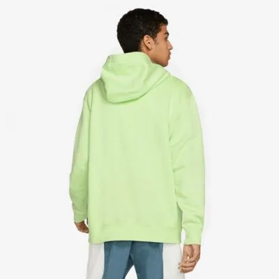 Nike Sportswear Club Fleece Hoodie - Light Liquid Lime/ White - Image 4