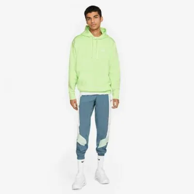 Nike Sportswear Club Fleece Hoodie - Light Liquid Lime/ White - Image 5