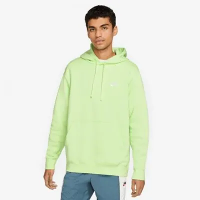 Nike Sportswear Club Fleece Hoodie - Light Liquid Lime/ White