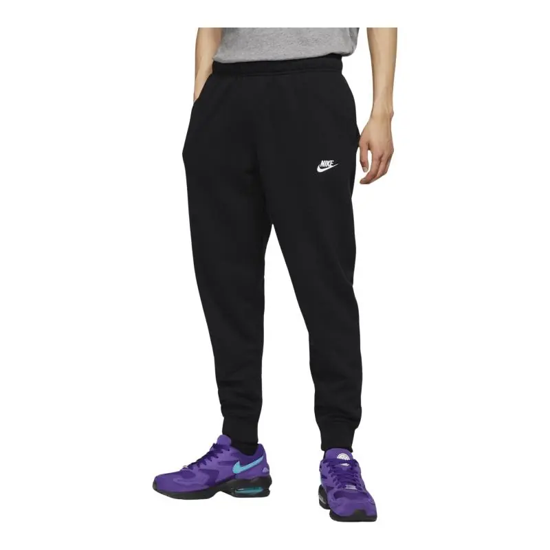 Nike Sportswear Club Fleece Pants - Black/ White - Image 2