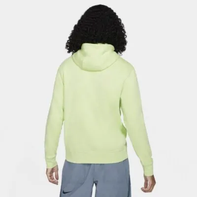 Nike Sportswear Club Fleece Pullover Hoodie - Light Liquid Lime/ White - Image 5