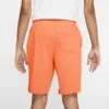 Nike Sportswear Club Fleece Shorts - Orange Trance/ White - Image 4