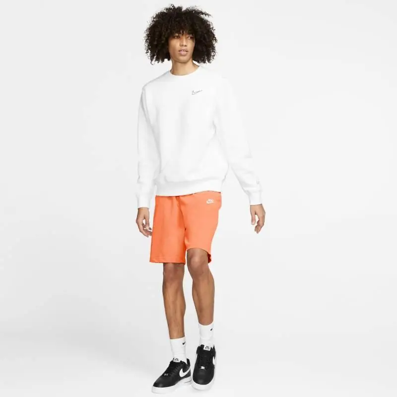 Nike Sportswear Club Fleece Shorts - Orange Trance/ White
