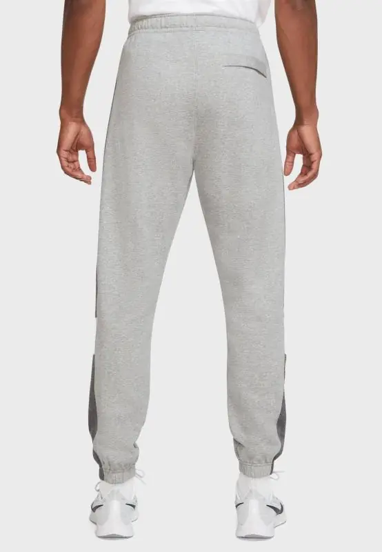 Nike Sportswear Color Block Sweatpants - Grey Heather - Image 2