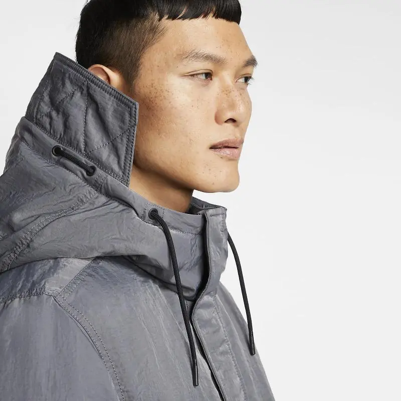 Nike Sportswear Down-Fill Hooded Parka - Dark Grey/ Anthracite/ Black - Image 2