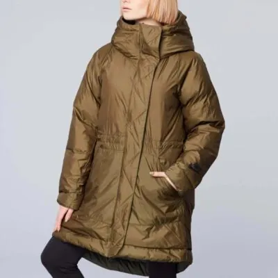 Nike Sportswear Down Fill Reversible Parka Jacket - Sequoia/ Olive Cannvas/ Black - Image 5