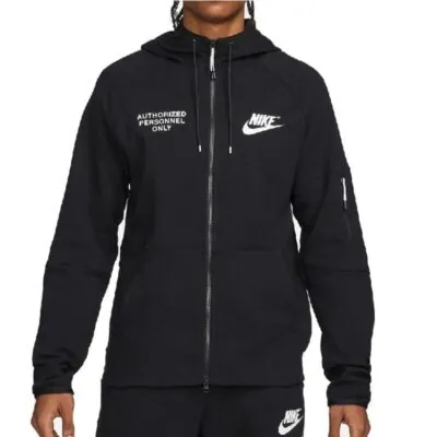 Nike Sportswear Fleece Full-Zip Hoodie Black