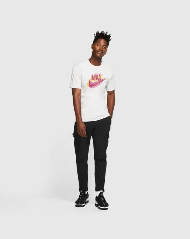 Nike Sportswear Hand Drawn Logo T-Shirt - White