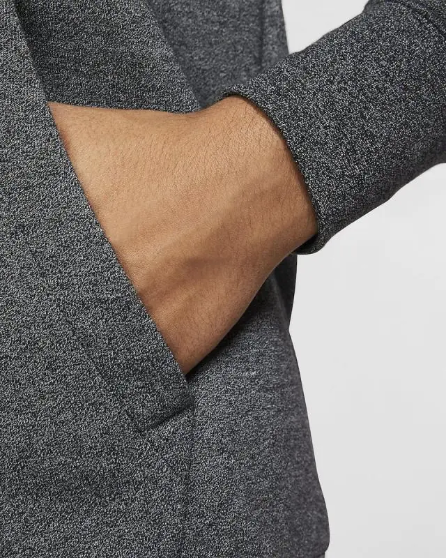 Nike Sportswear Heritage Full-Zip Hoodie/Pulóver - Szürke/Fehér - Image 3