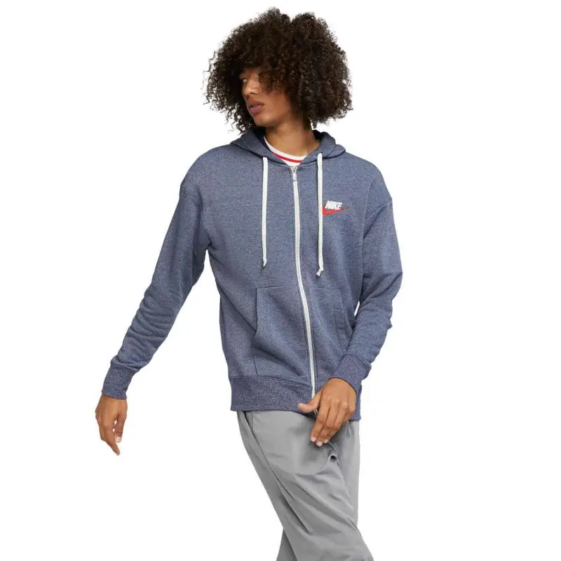 Nike Sportswear Heritage Full-Zip Hoodie/Pulóver - Farmer Kék