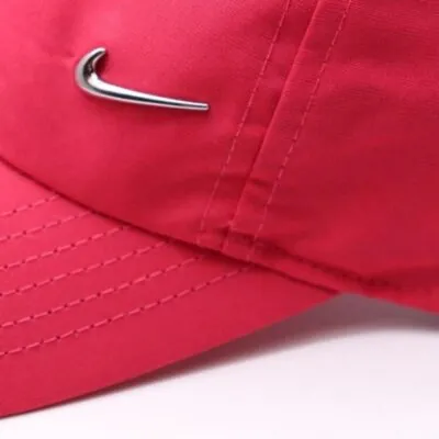 Nike Sportswear Hertage86 Metal Swoosh Cap-Kids-Rush Pink - Image 3
