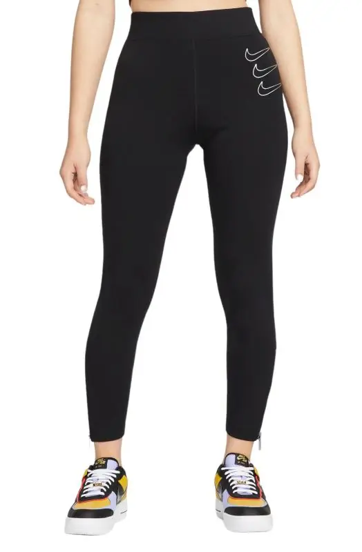 Nike Sportswear Holographic Swoosh Legging - Black