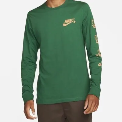 Nike Sportswear Long-Sleeve T-Shirt Gorge Green