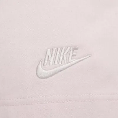 NIKE Sportswear Mens Twill Knee Length Shorts Pink - Image 3