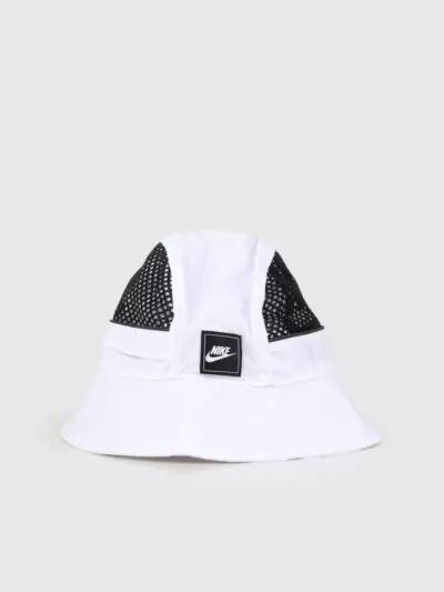 Nike Sportswear Mesh Bucket Hat - White