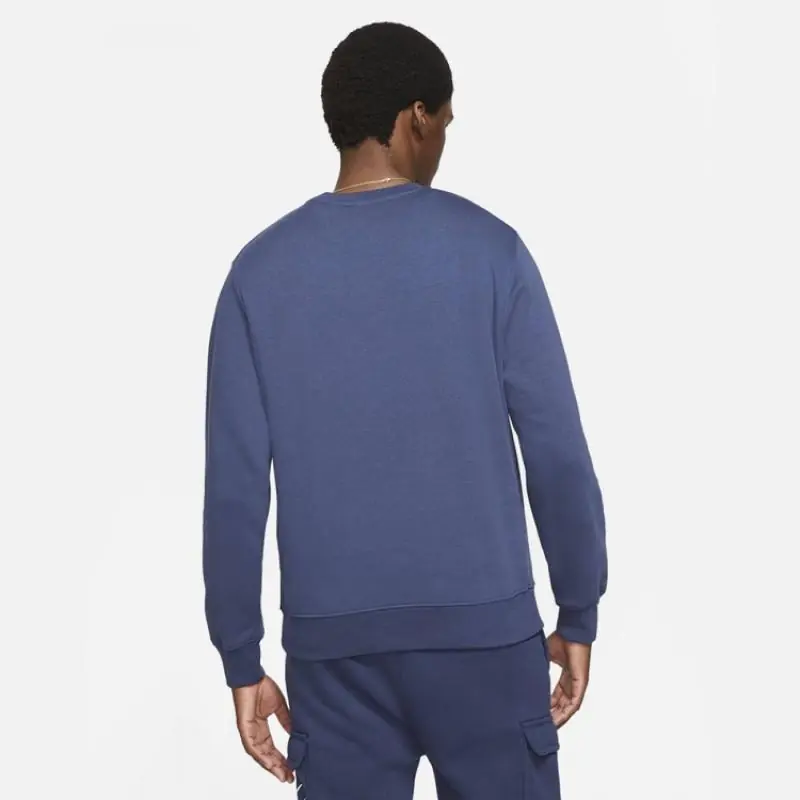 Nike Sportswear Multi Swoosh Mens Graphic Fleece Sweatshirt/Pulóver - Farmer Kék - Image 2