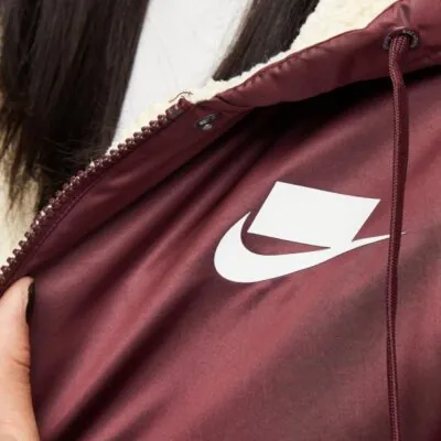 Nike Sportswear Nike Sport Pack Synthetic-Fill Parka - Night Maroon/ Muslin/ White - Image 4
