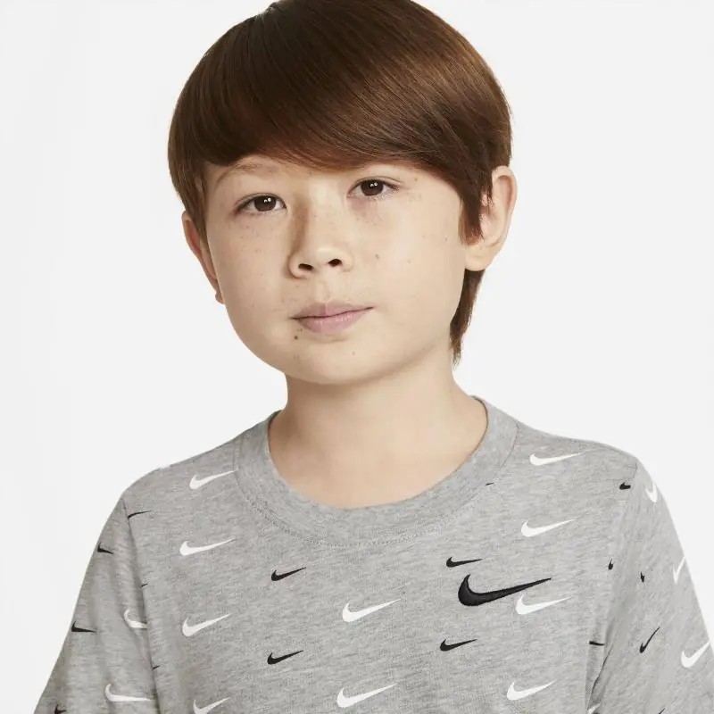 Nike Sportswear (Older Kids') Boys'  Swoosh AOP T-Shirt - Image 3