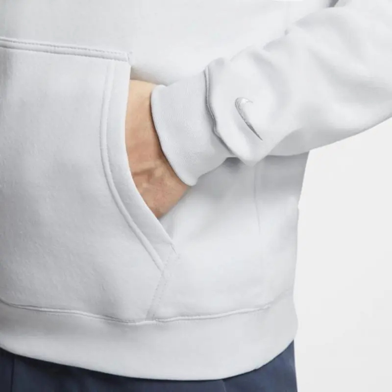 Nike Sportswear Pullover Hoodie/Pulóver - Platina Szürke - Image 4