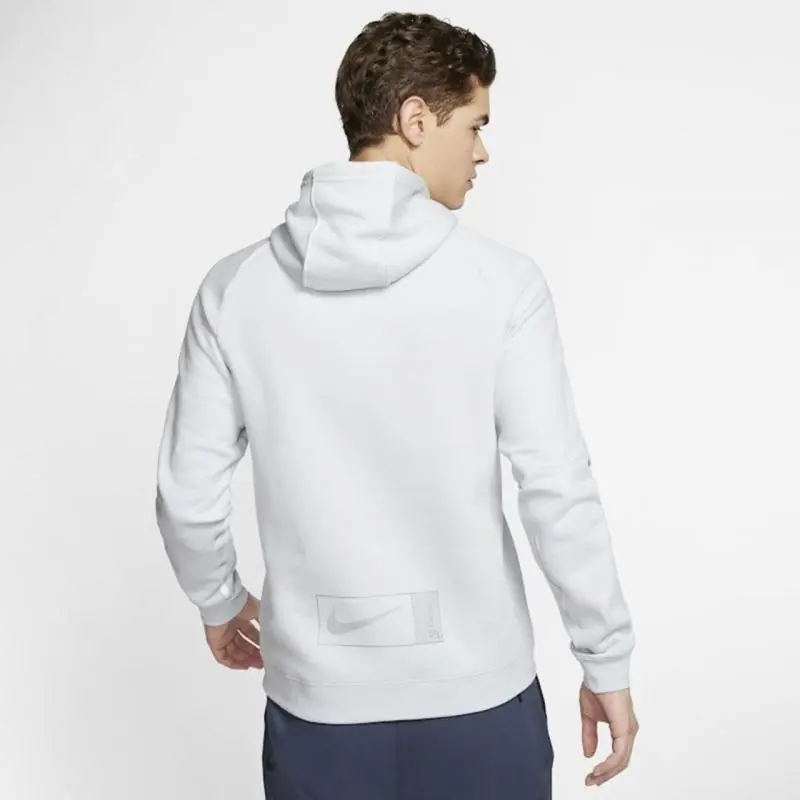 Nike Sportswear Pullover Hoodie/Pulóver - Platina Szürke - Image 5