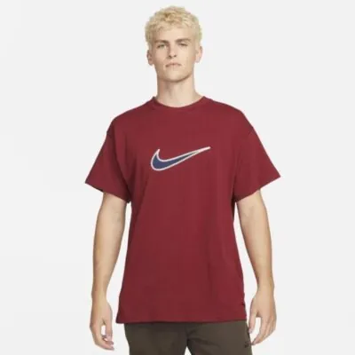 Nike Sportswear Retro Swoosh T-Shirt Team Red/Midnight Navy