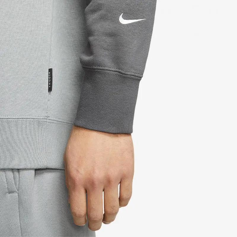 Nike Sportswear Swoosh Crew/Pulóver - Részecske Szürke/Vas Szürke - Image 4