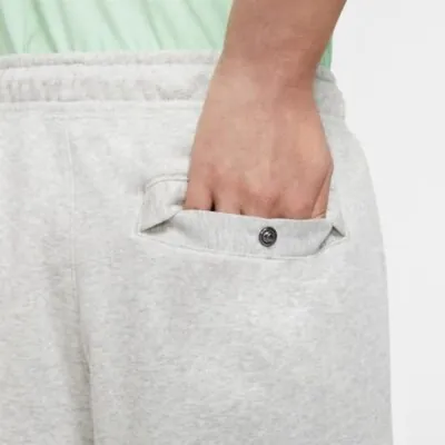 Nike Sportswear Swoosh Fleece Pants - Grey Heather/ White - Image 5