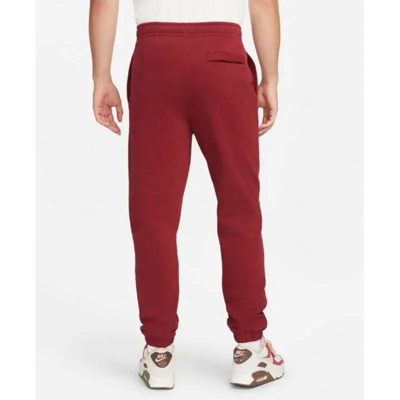 Nike Sportswear Swoosh Fleece Trousers - Bright Red - Image 3