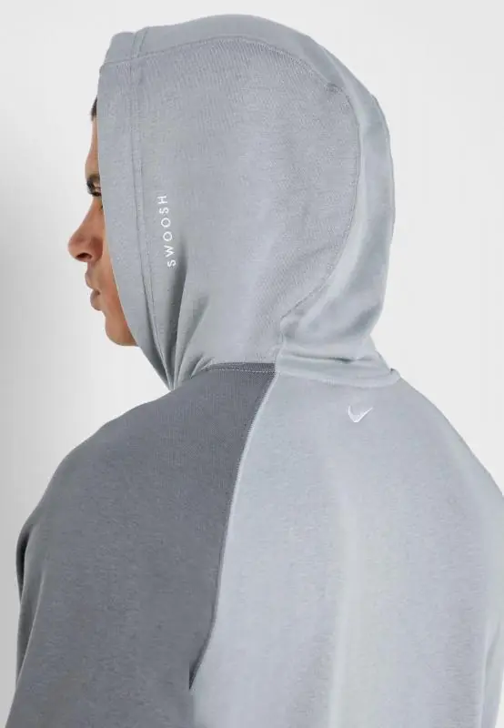 Nike Sportswear Swoosh Hoodie/Pulóver - Részecske Szürke/Vas Szürke - Image 3