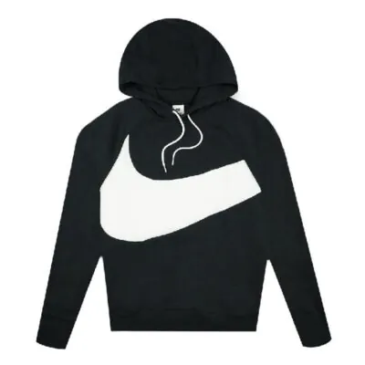 Nike Sportswear Swoosh Tech Fleece Hoodie Black/White