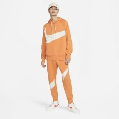 Nike Sportswear Swoosh Tech Fleece Hoodie - Hot Curry - Image 4