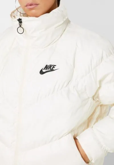 Nike Sportswear Synthetic Fill Jacket - Pale Ivory/ Black - Image 2