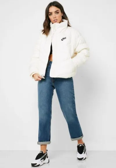 Nike Sportswear Synthetic Fill Jacket - Pale Ivory/ Black - Image 4